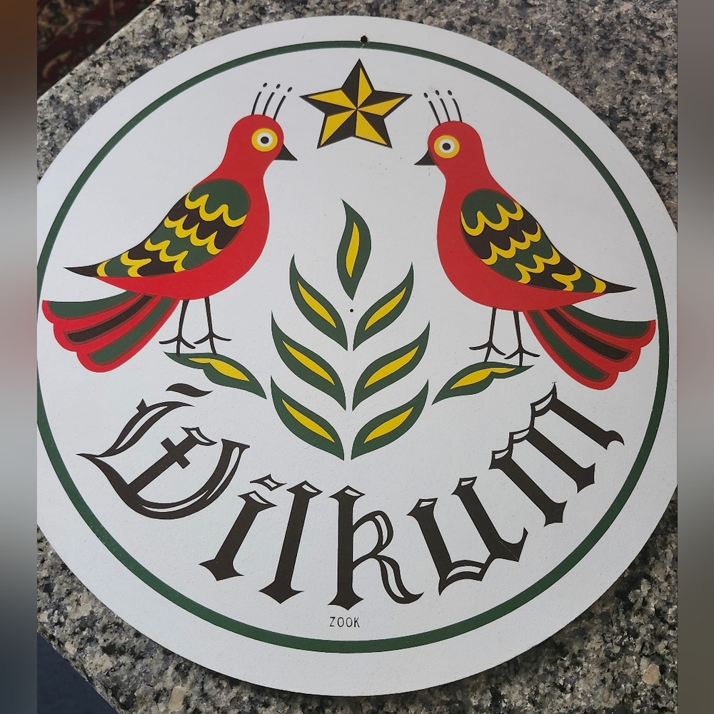 Jacob Zook Vintage Welcome Sign